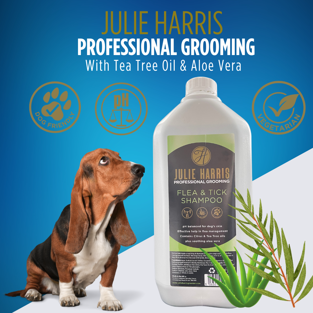 Julie Harris Professional Grooming Flea Tick Shampoo 5L Save 25